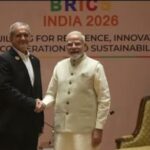 प्रधानमंत्री Narendra Modi और ईरान के राष्ट्रपति Masoud Pezeshkian 🇮🇷 ने ब्रिक्स शिखर सम्मेलन 2026 से इतर द्विपक्षीय बैठक किये