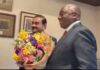 BRICS Summit 2026 @Cyril Ramaphosa met with @Adani Group Chairman Gautam Adani