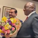 BRICS Summit 2026 @Cyril Ramaphosa met with @Adani Group Chairman Gautam Adani